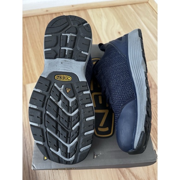 KEEN Utility Sparta Women's Athletic Aluminum Safety Toe Work Shoe 7.5W In Navy - Picture 13 of 15